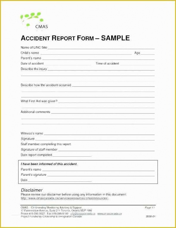 7 Editable Osha Incident Report Form Template Sample