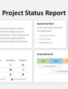 7} Editable Project Management Project Status Report Template Docx