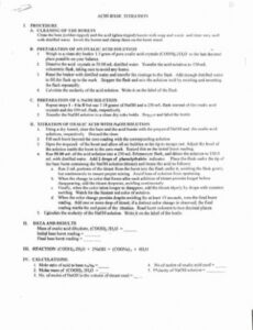 9 Printable Ib Chemistry Lab Report Template Example