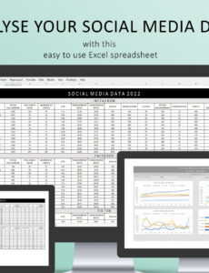 9 Printable Social Media Analytics Report Template Docx