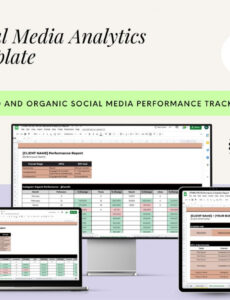 9 Printable Social Media Analytics Report Template Docx