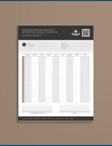 Best Editable Clean Monthly Income And Expense Report Template Sample