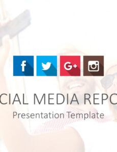 Best Printable Social Media Marketing Report Template