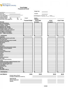 Top  Church Event Expense Report Template Pdf