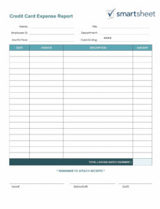 Top Editable Business Trip Expense Report Template