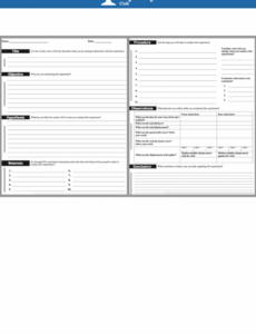 Top Editable Middle School Lab Report Template Doc