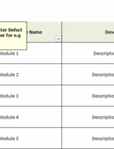 Top Editable Software Bug Incident Report Template Xls