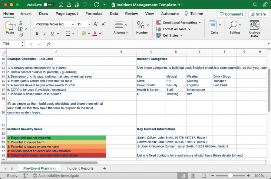 Top Printable Physical Security Incident Report Template Docx