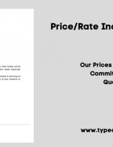 Costum Appraisers Fee Increase Notice Template