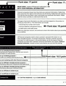 Editable Business Privacy Notice Template Excel Example