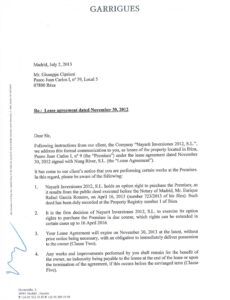 Editable Notice Of Non Renewal Of Lease New York Template Doc Example