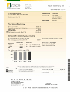 Editable Notice Of Water Bill Increase Template Excel Example