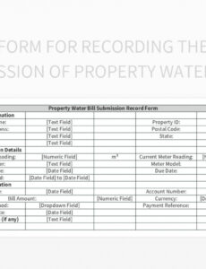 Notice Of Water Bill Increase Template Word Sample