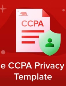 Printable Ccpa Employee Privacy Notice Template Excel