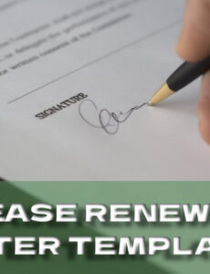 Printable Chicago Lease Renewal Notice Template  Sample