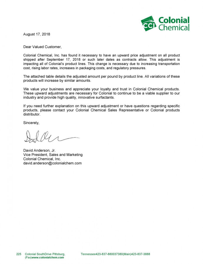 Rent Increase Notice Los Angeles Template