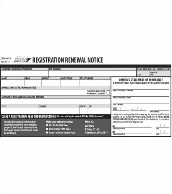 Editable Insurance Renewal Notice Template Doc Example - Tacitproject