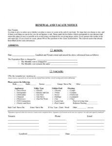 Professional Notice Of Non Renewal Of Lease Florida Template Word Sample