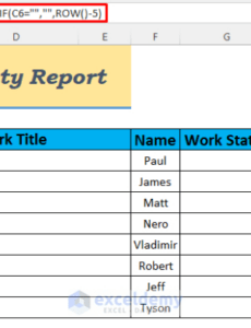 9  Police Daily Activity Report Template Excel