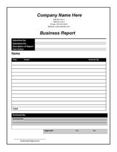 Top Printable Business Development Activity Report Template Doc