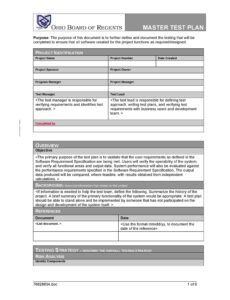 6 Printable Software Testing Progress Report Template Doc