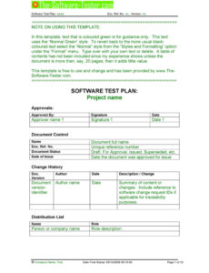 6 Printable Software Testing Progress Report Template Docs