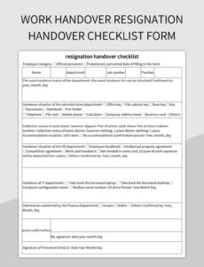 8  Shift Handover Report Template Word