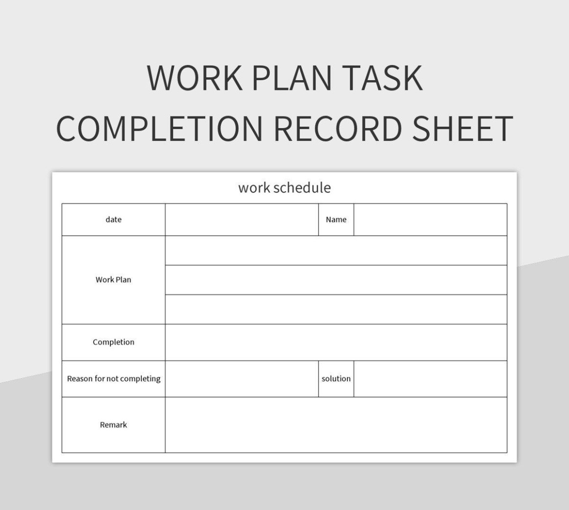 8  Task Completion Report Template Pdf