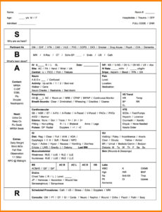 9 Printable Nursing Handover Report Template Excel