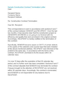 Blank Construction Notice Of Delay Template Doc Sample