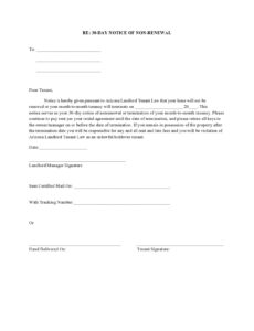 Custom 60 Day Notice To End Lease Template Doc Sample