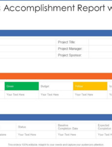 Free Editable Monthly Accomplishment Report Template Sample