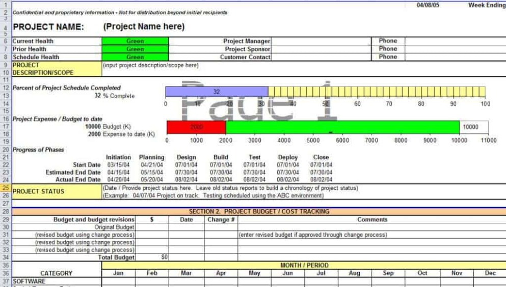 Testing Weekly Status Report Template Docs