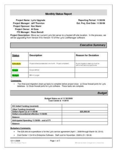 10 Printable Monthly Construction Progress Report Template Example