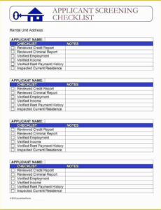 6 Editable Rental Property Condition Report Template Docx