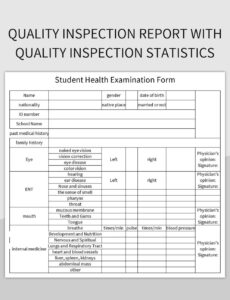 8 Editable Construction Project Inspection Report Template Word