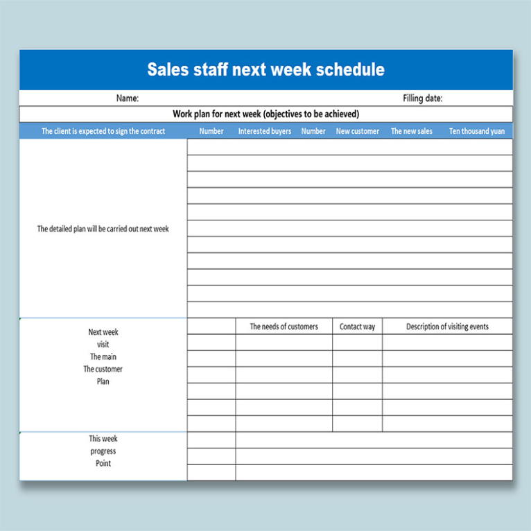 8  Outside Sales Call Report Template Word