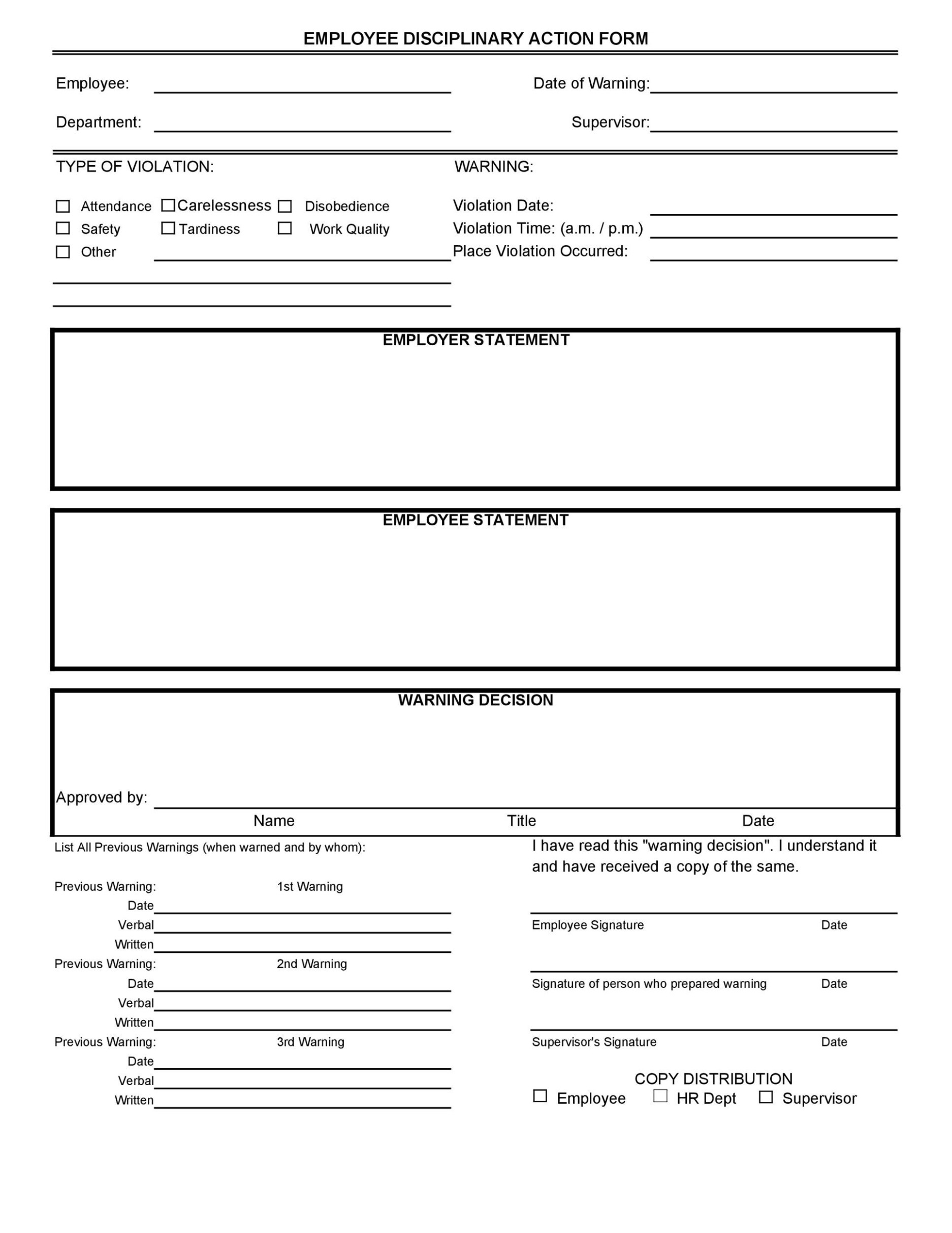 Custom Classroom Infraction Notice Template Pdf Sample