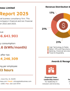 Free Editable Half Year Financial Report Template Example