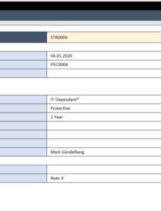 Free  Information Technology Audit Report Template Excel