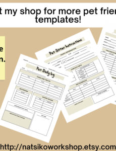 Top Printable Dog Boarding Report Card Template Sample