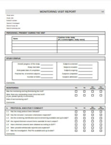 10 Printable Architect Site Visit Report Template Xls