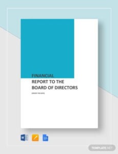 7 Editable Executive Director Report To Board Template Docx