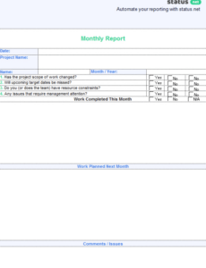 8  Monthly Cyber Security Report Template Word