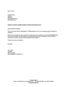 Free Editable Summer Vacation Notice Template Pdf Sample