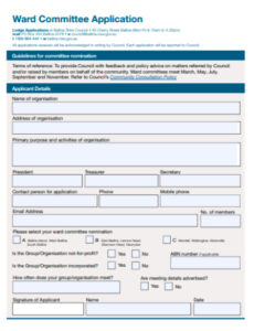 10 Editable Ward Committee Report Template Pdf
