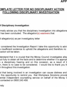 7 Editable Disciplinary Hearing Outcome Report Template Excel