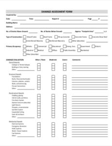 9 Editable House Damage Report Template Docs