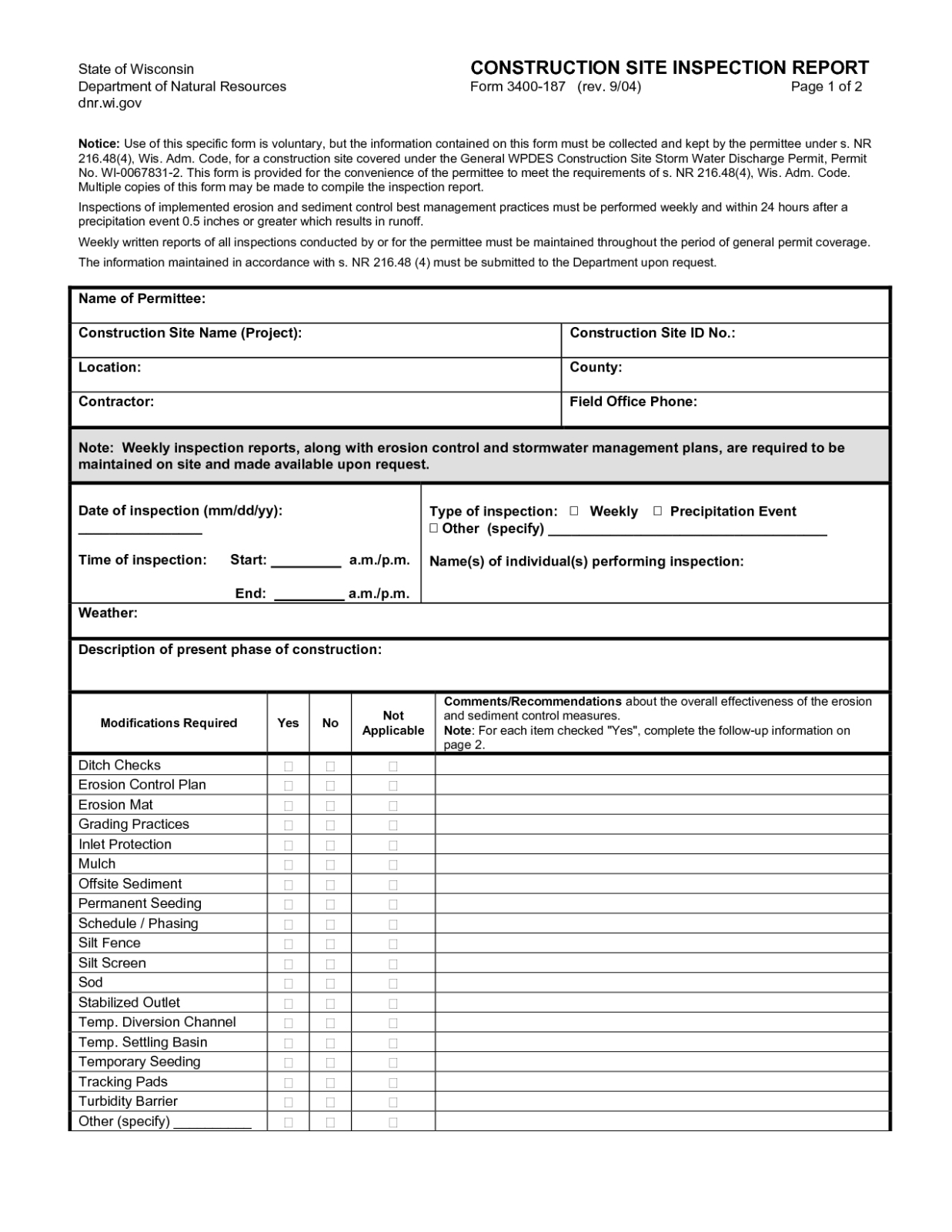 9 Editable Site Close Out Visit Report Template Example
