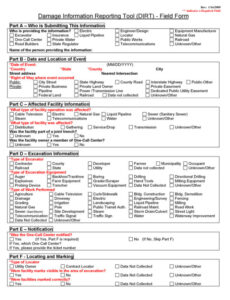 9 Printable Cause Of Damage Report Template Sample